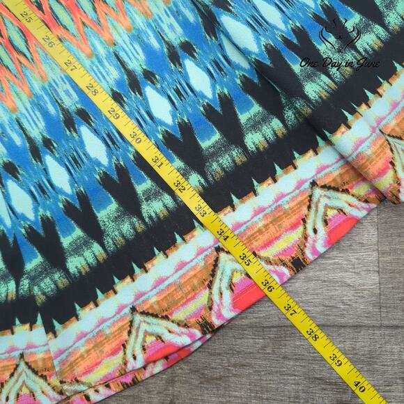 Gabby Style Sleeveless A Line Mini Dress Size 16 - Picture 6 of 7